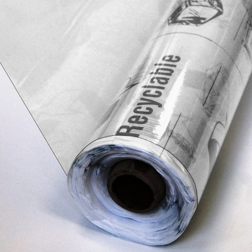 25 Yard Roll Premium Super Clear Vinyl - 4 Gauge